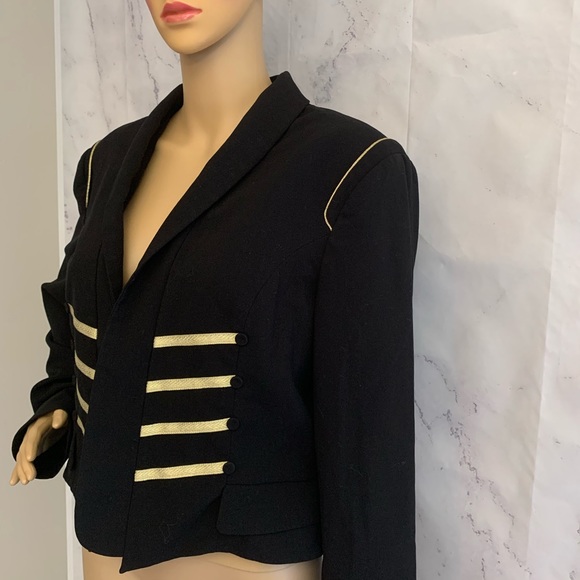 Allen B by Allen Schwartz Military Style Jacket - Picture 5 of 10